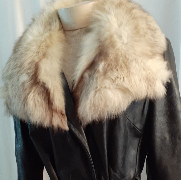 R. Sherman Jackets & Blazers - R. Sherman leather coat